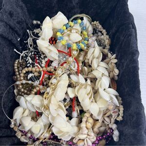 5 pounds of craft jewelry bundle vintage to current for repurpose